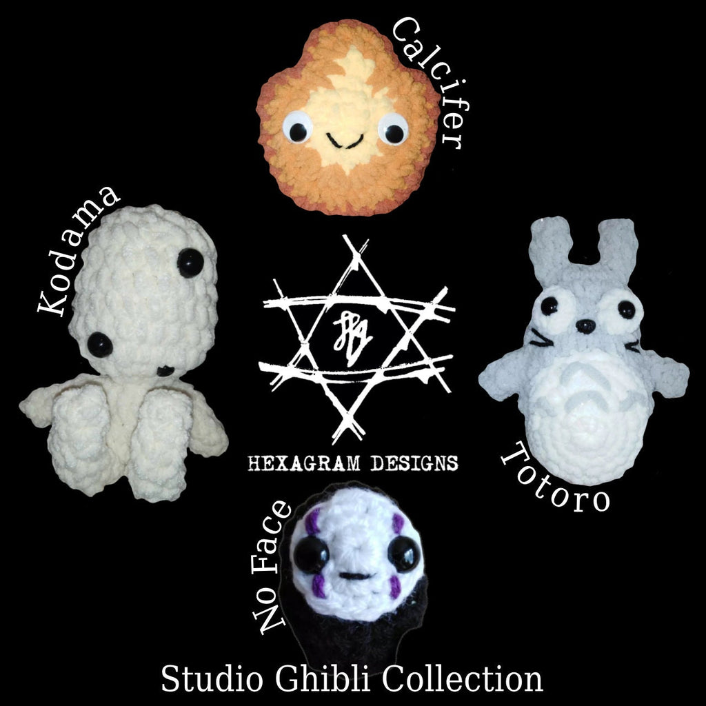 Crocheted Kodamas | Princess Mononoke Kodamas