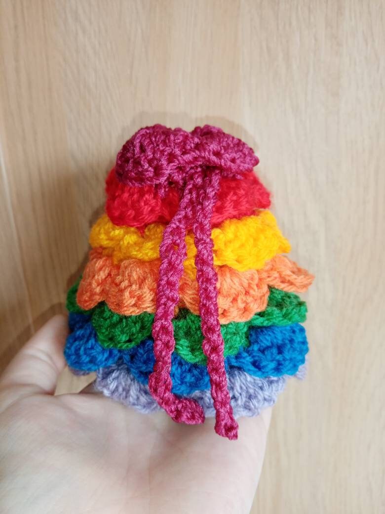 Crocheted DnD Dice Bags | Dungeons and Dragons