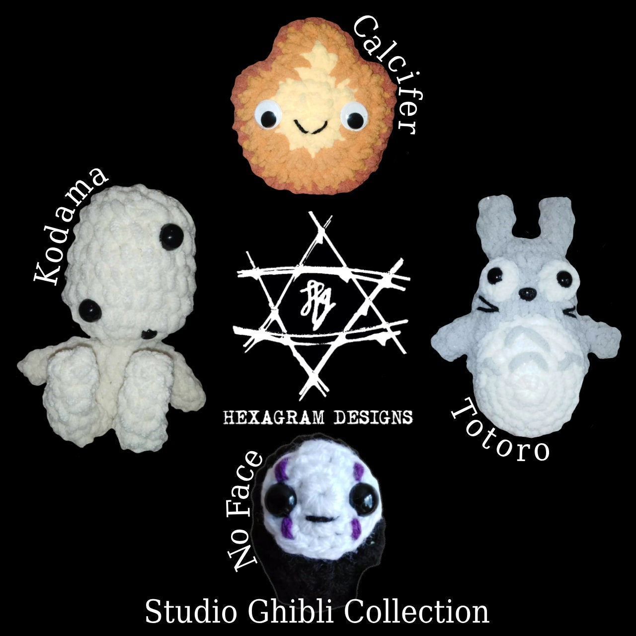 Crocheted Totoro's | My Neighbour Totoro plush