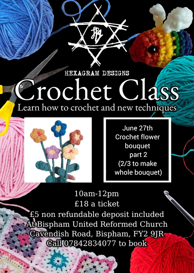 Crochet Flower Bouquet Part 2