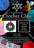 Crochet Xmas Wreath Decoration