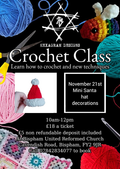 Crochet Santa Hat Decoration