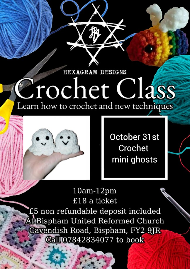 Crochet Mini Ghosts