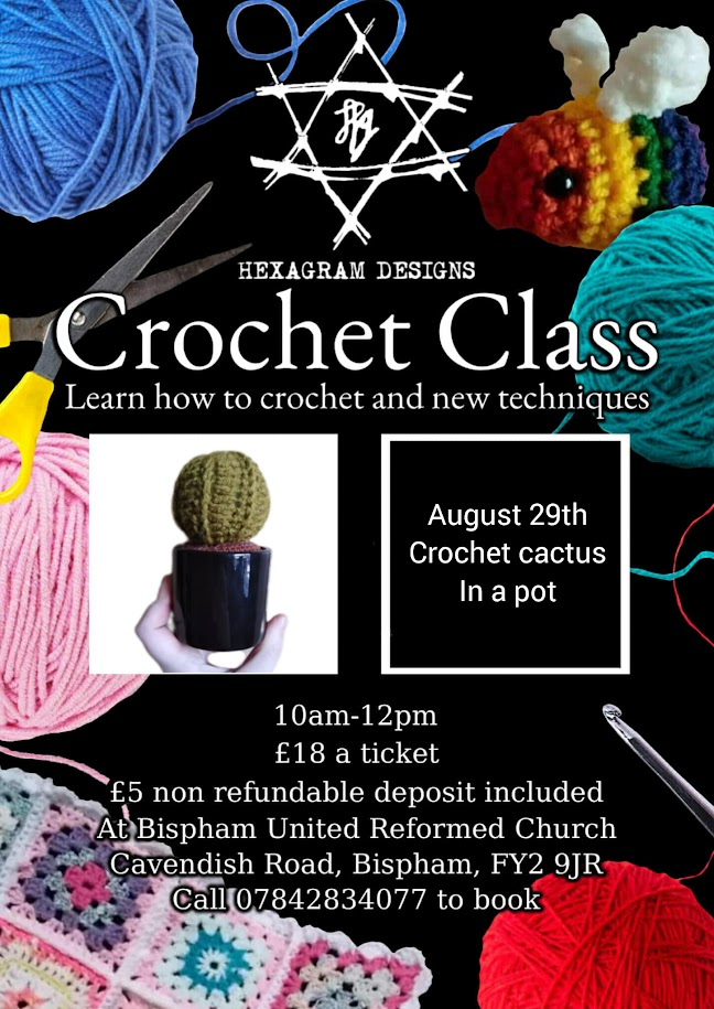 Crochet Cacti Plants In A Pot